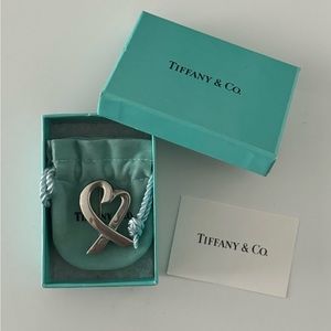 Tiffany & Co. Loving Heart Brooch Pin💓